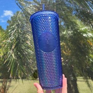 Starbucks Disney Blue Studded Iridescent Tumbler